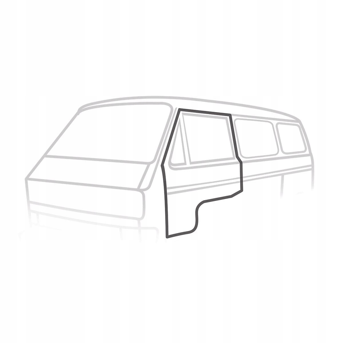 7620-000 - Уплотнитель двери правый / левый VW Transporter Bus T3