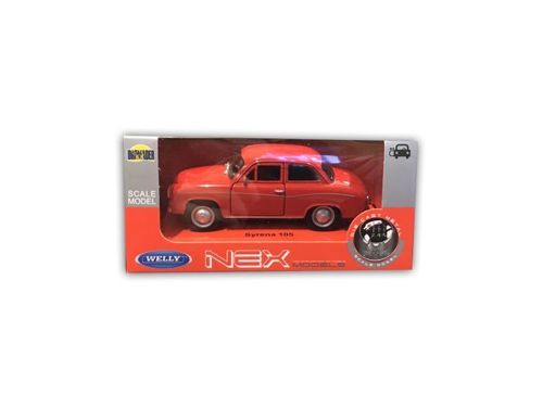 

Syrena 105 Czerwona Metalowy Model 1:34 Welly