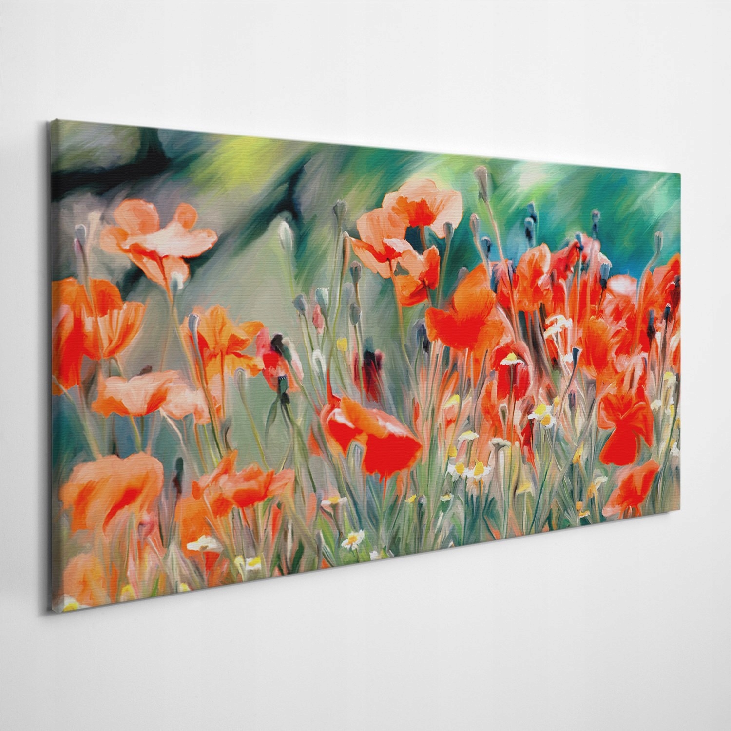 

Foto-obraz na płótnie Akwarele Maki Kwiaty 120x60