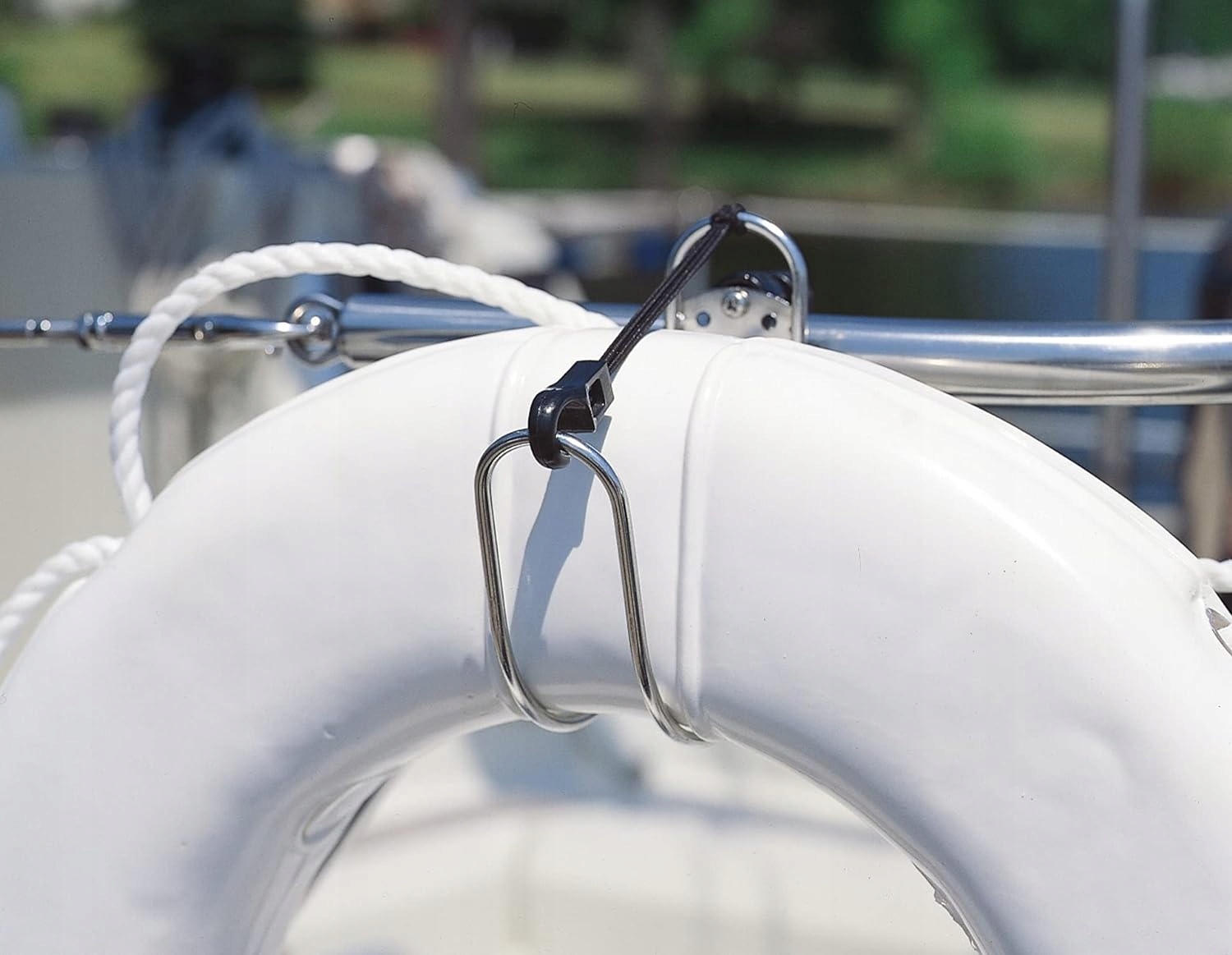 UNIWERSALNY UCHWYT KOŁA RATUNKOWEGO C11973 DO ŁODZI Średnica 75 cm