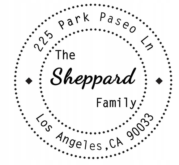 Pieczątka Colop R45 okrągła czerwona + gumka LOGO Rodzaj Automatyczna (samotuszująca)