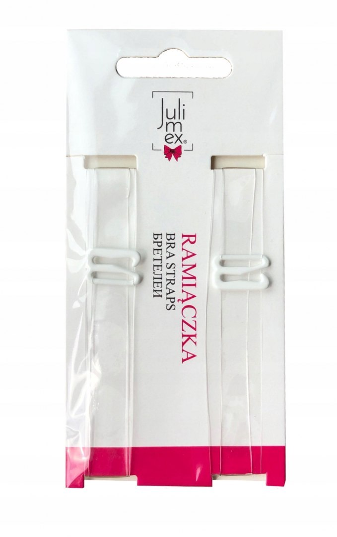 JULIMEX ramiączka silikonowe przezroczyste 12mm