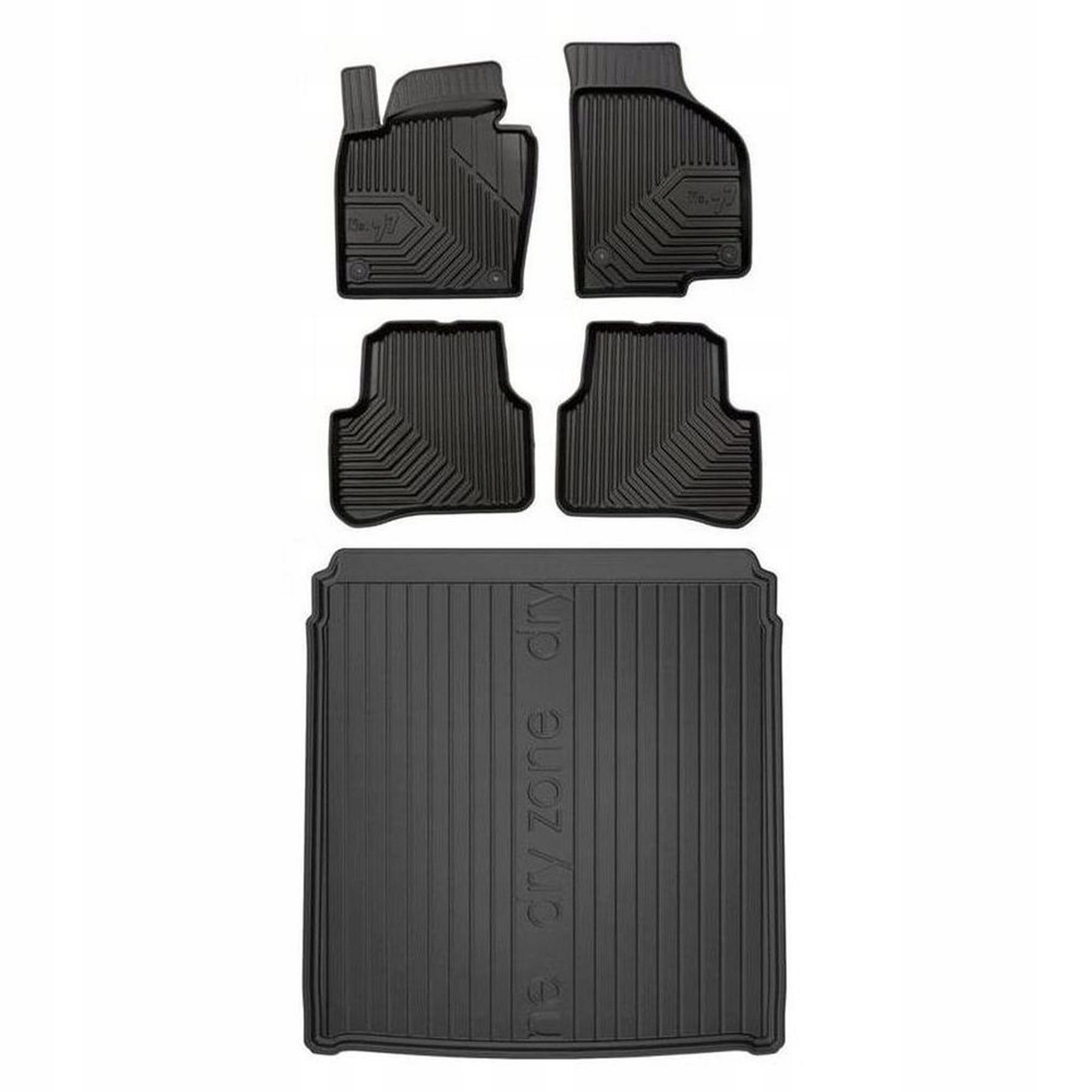 Gumová sada kobercov a rohoží Volkswagen Passat CC 2008-2012