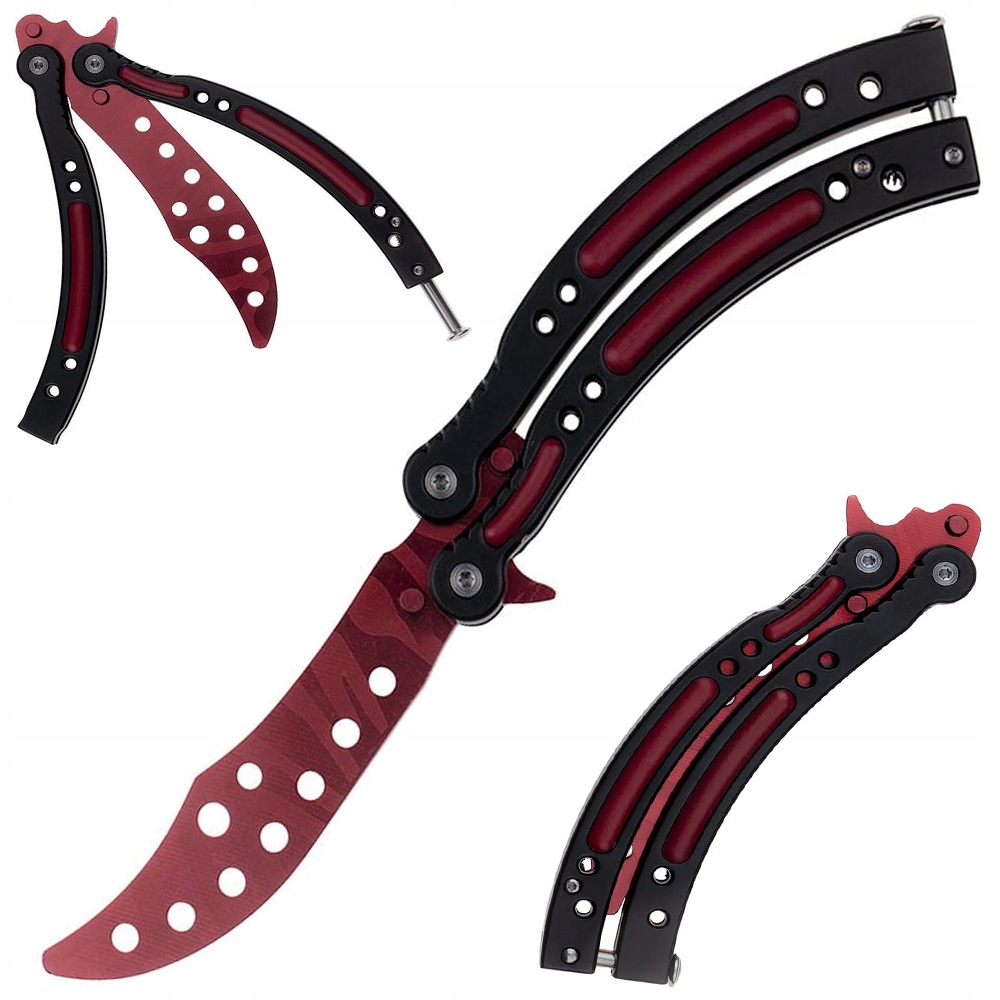 

Nóż Motylkowy Treningowy Tępy Etui Futerał Cs:go