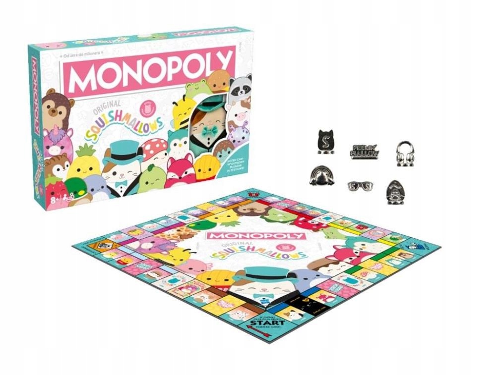 Gra Planszowa Monopoly Squishmallows Hasbro