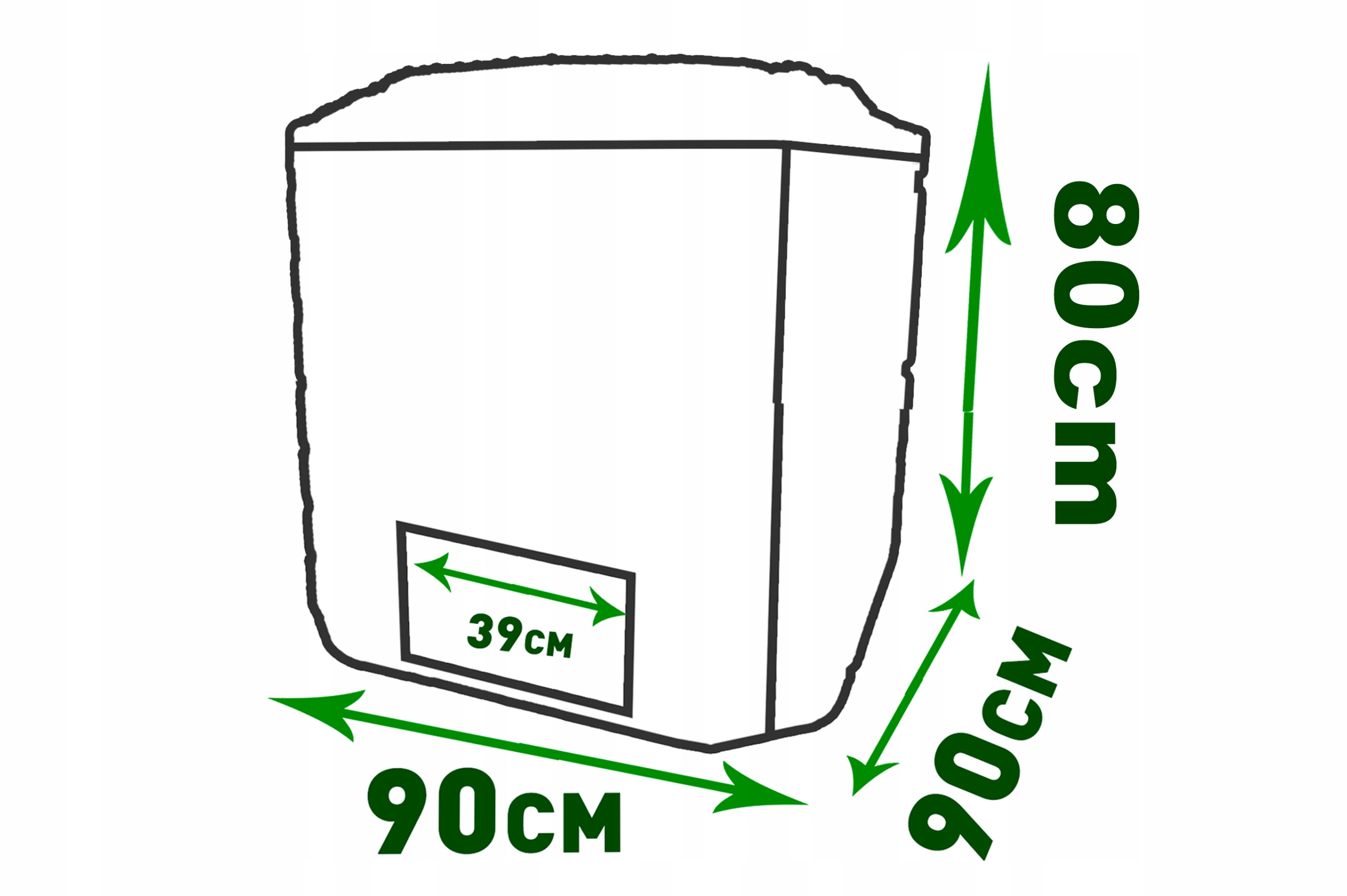 KOMPOSTOWNIK MODUŁOWY 600L CZARNY G-COMP POLSKI Liczba komór 1