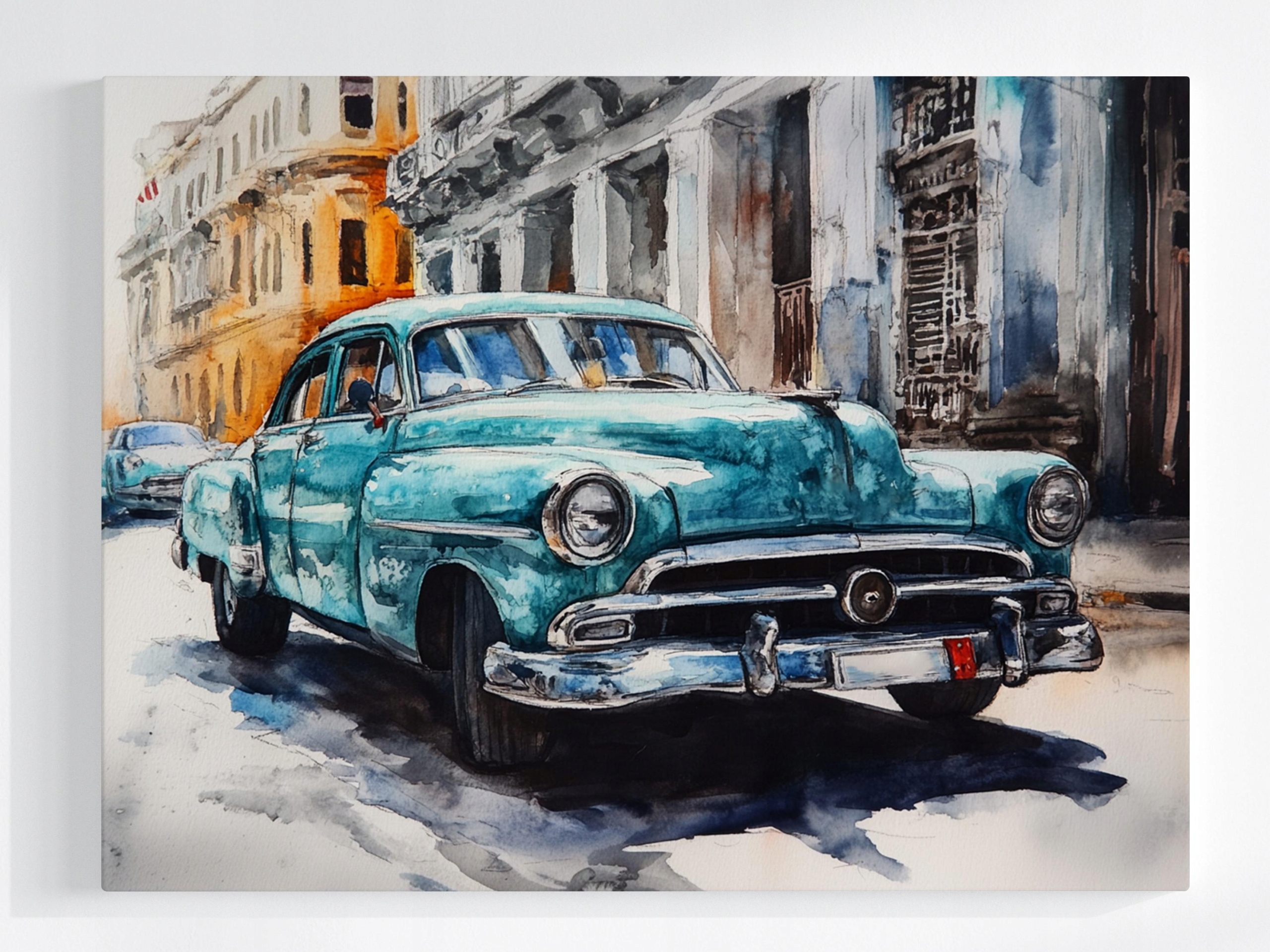 Obraz Na Plátně Canvas Auto Oldtimer Zabytek Havana Kuba 80x60