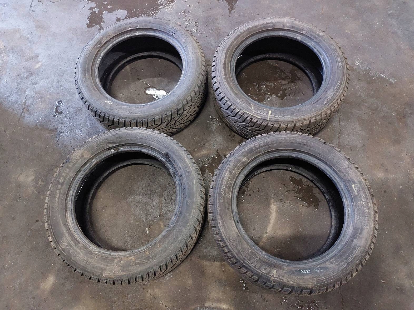 OPONY ZIMOWE 4 SZT 195/55R15 2020R KORMORAN SNOW