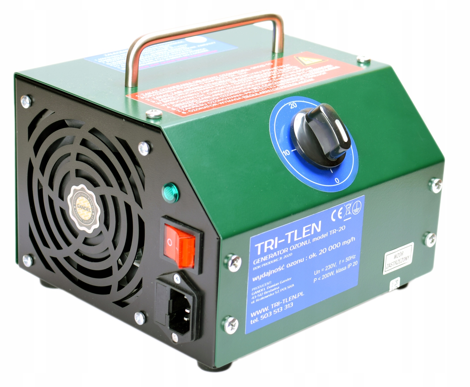 TRI TLEN TR 20 ozonator 20 000 mg h POLSKI Mark Tri Tlen