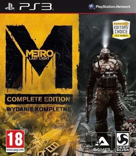 METRO LAST LIGHT COMPLETE EDITION PS3 PL UŻYWANA POLSKA OKŁADKA