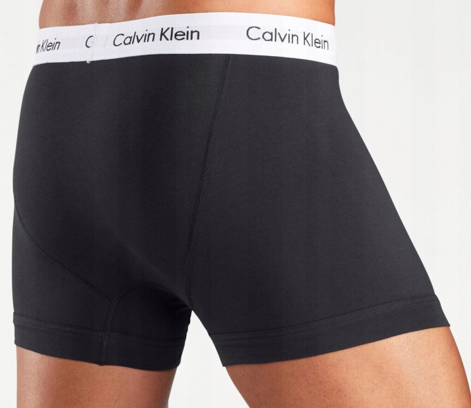 Calvin Klein 3 pary bokserki męskie spodenki oryginalne 3pak 3pack Model 3P TRUNK 0000U2662G_001