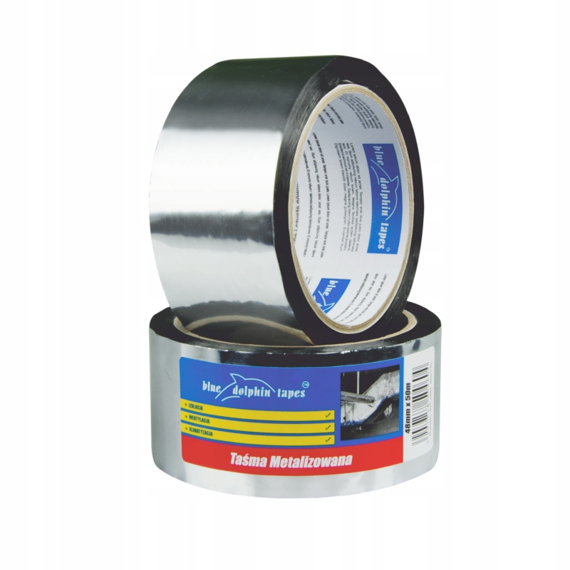 Taśma aluminiowa METALIZOWANA Blue Dolphi 48mmx50m