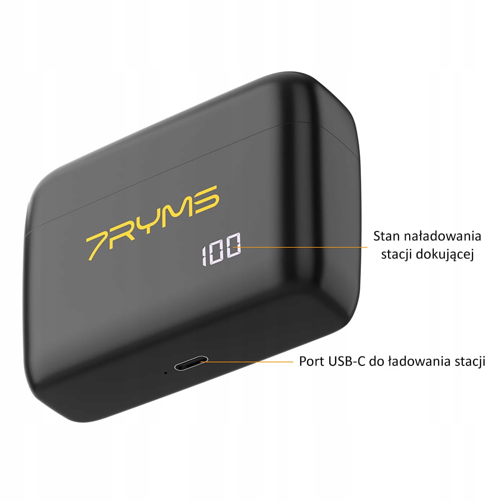 Bezprzewodowy zestaw mikrofonowy 7Ryms Rimo S1 [USB-C] Typ mikrofonu na klip