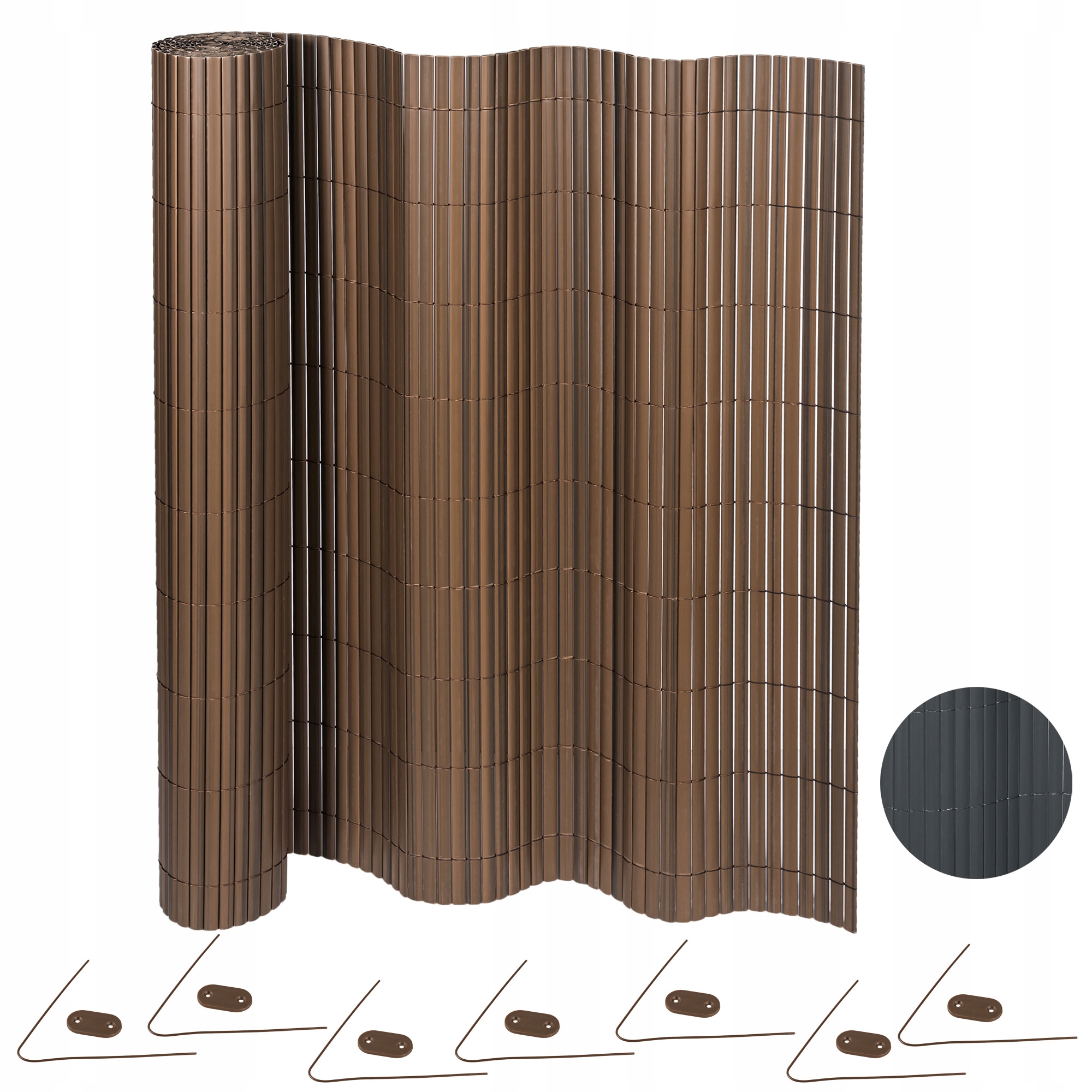 

Osłona Mata Pvc Na Balkon Bambus Taras 120x500cm