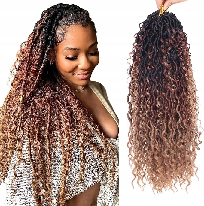 Doczepiane Włosy Kręcone komplet 8 sztuk Długie + GRATIS Typ włosów syntetyczne