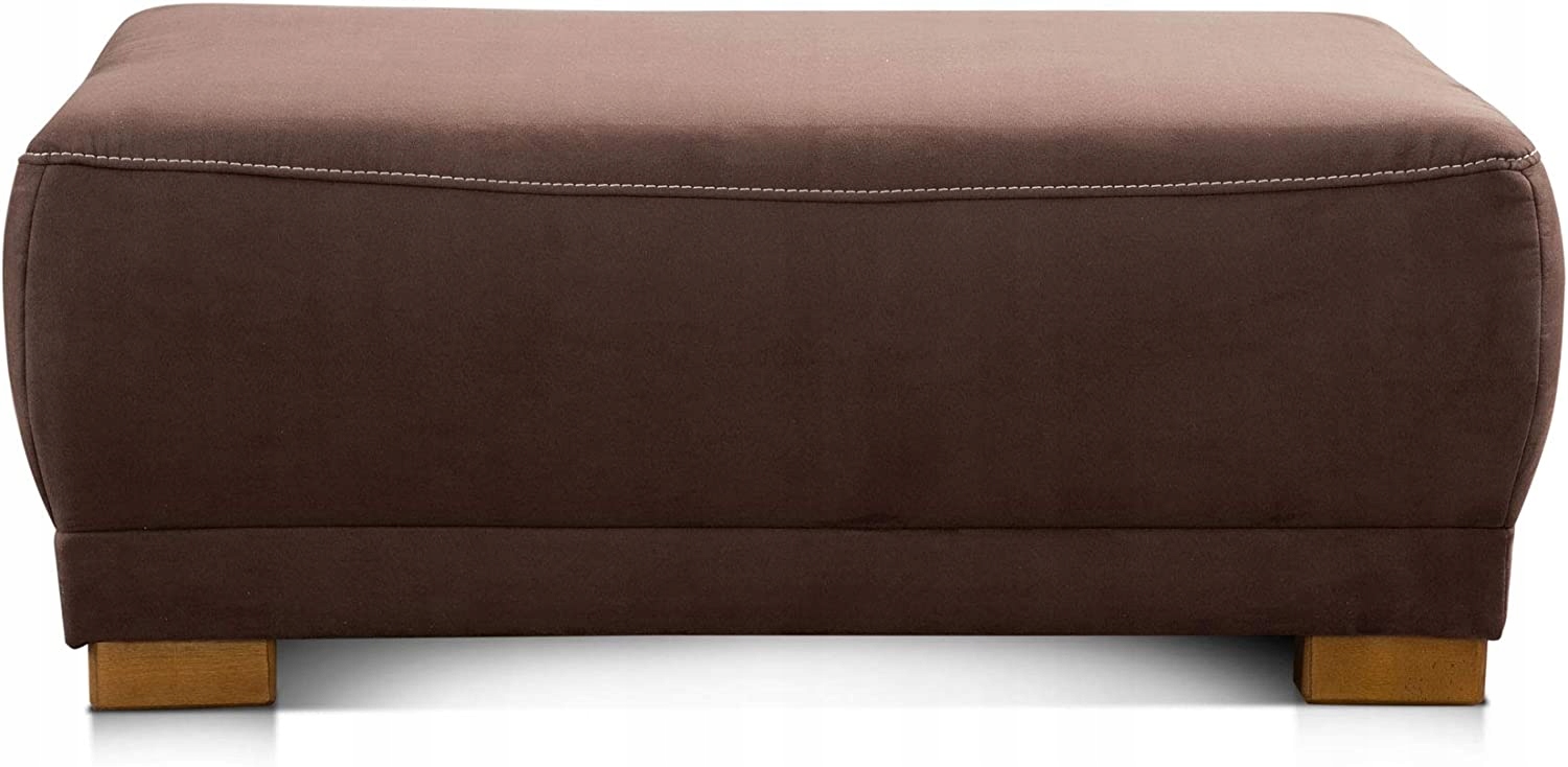 Cavadore Modeo pufa 100x40x66 cm brąz