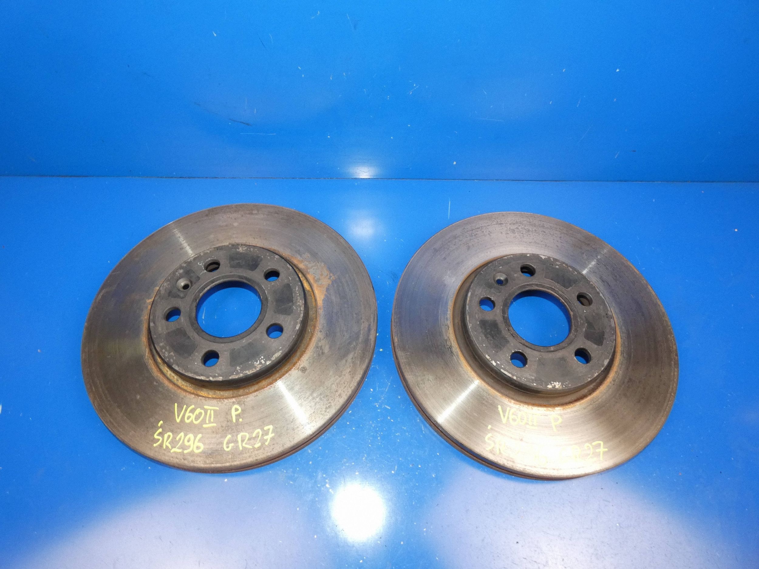 VOLVO V60 II S60 III 18- discs brake front 296mm KOMPLET