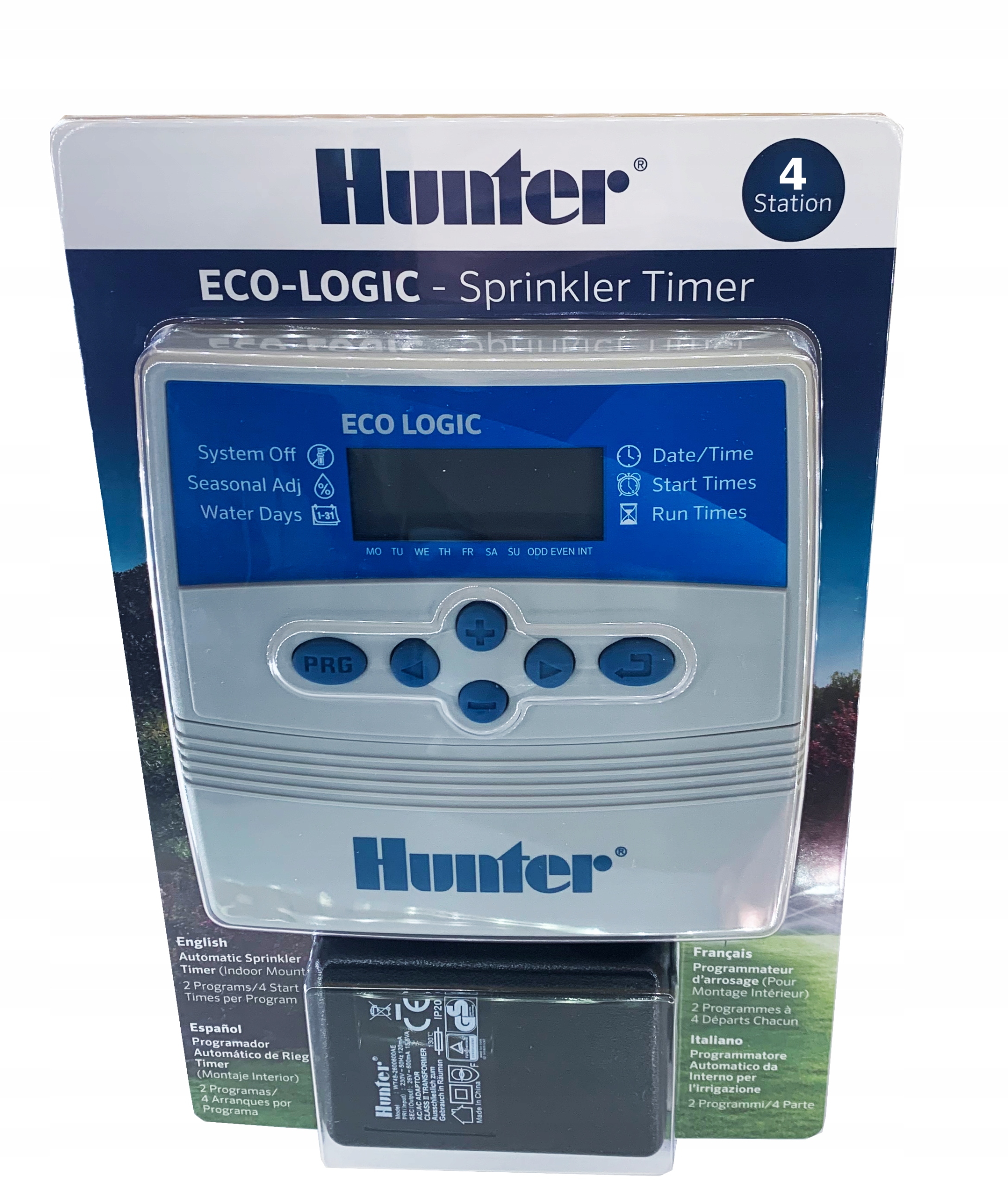

Sterownik nawadniania 4 Hunter Eco-logic Elc Wewn.