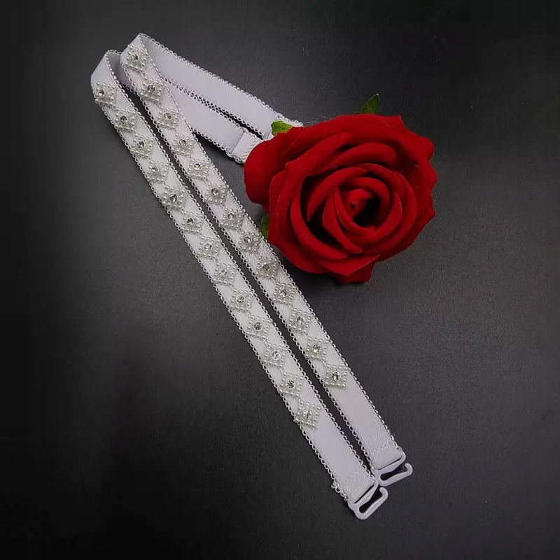 Ozdobne ramiączka do biustonosza biżuteryjne ROMBY Rodzaj ramiączka