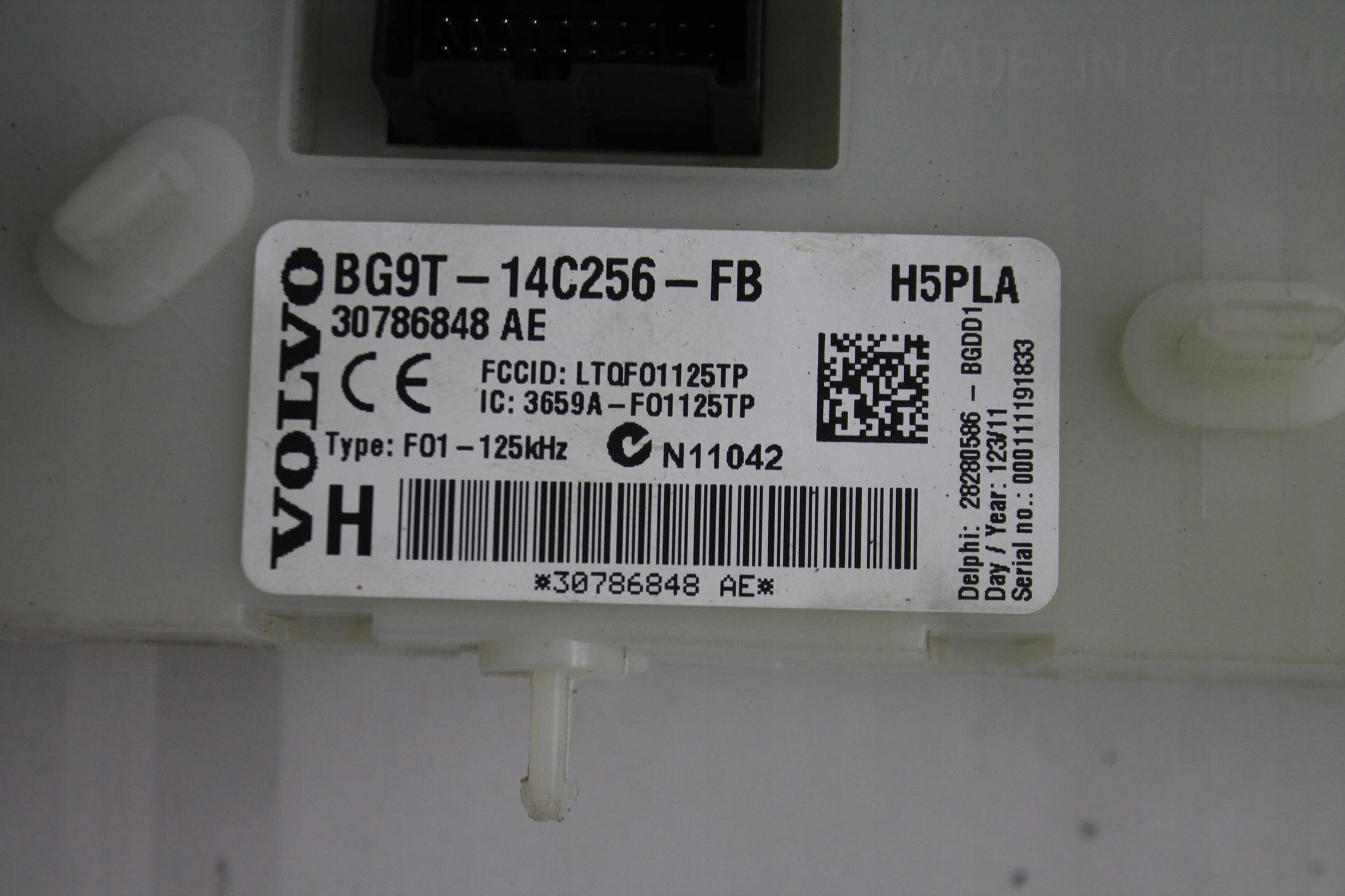 module control unit BSI 30786848 VOLVO S60 V60 1.6 D2