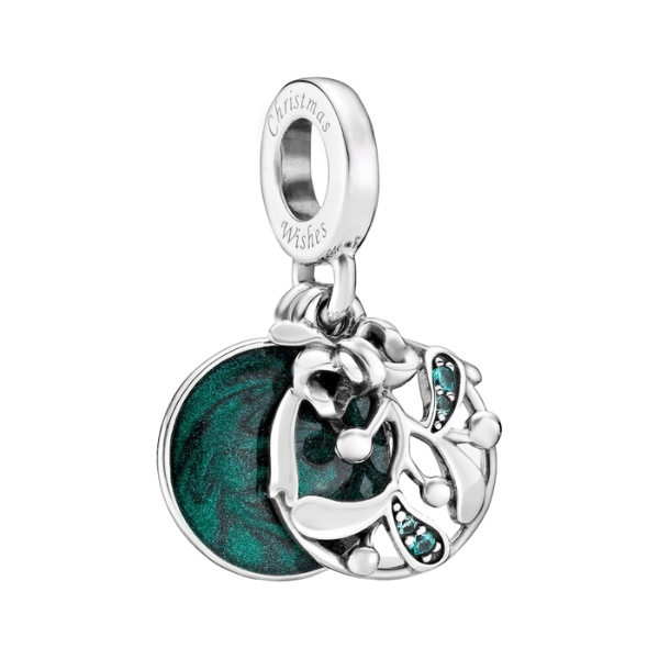 

Charms Święta Zawieszka Charms Jemioła