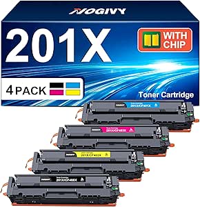 Nogivy toner do tiskárny (černý/cyan/žlutý/magenta) 201X-4