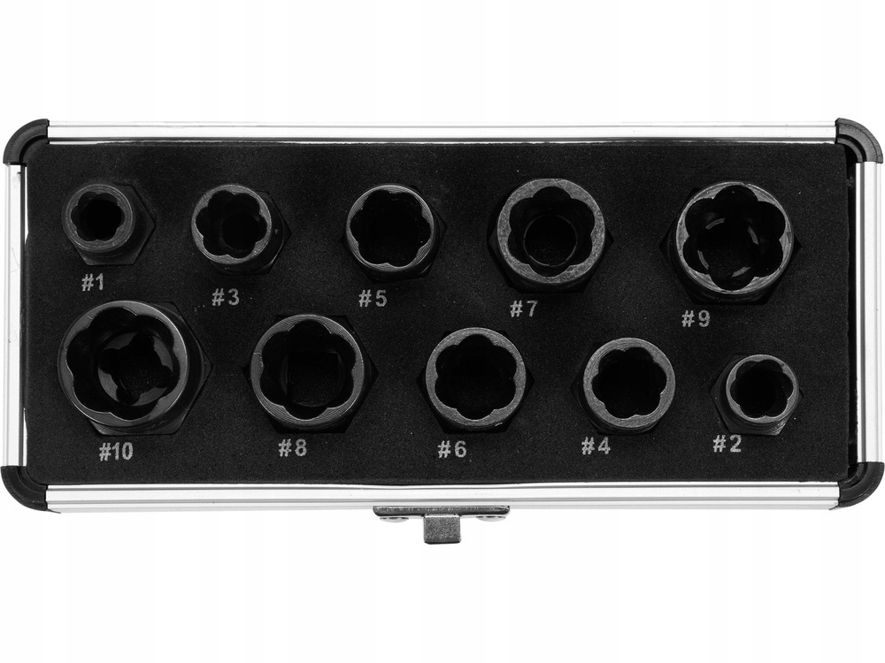 YATO WYKRĘTAKI DO ZERWANYCH URWANYCH USZKODZONYCH OBROBIONYCH ŚRUB 10SZT Marka bez marki