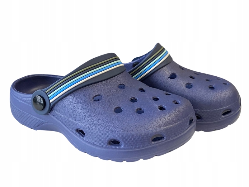 NEWS 5624 KROKSY LEKKIE KLAPKI DZIECIĘCE NA LATO NAVY GRANATOWE R 31 Kod producenta 23DZ11-5624-NAVY