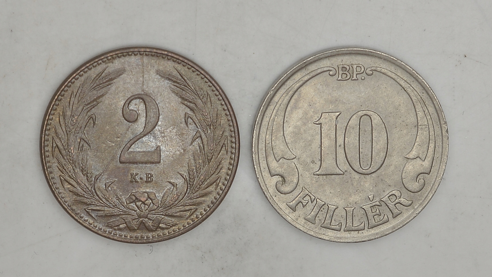 1.ch.ZEST.,WĘGRY, MONETY SZT.2 mennicze