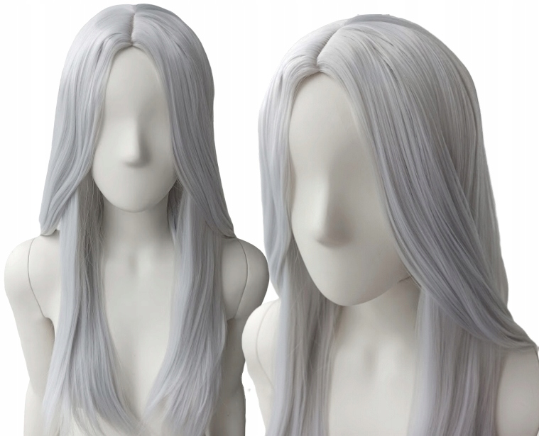 

Peruka Bez Grzywki szara Wiedźmin cosplay Geralt