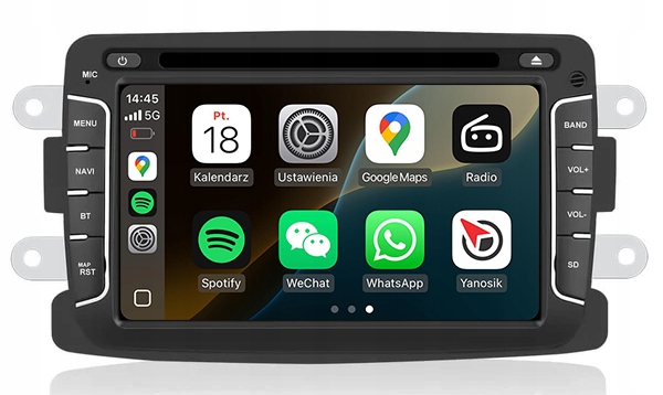 Dacia Duster Sandero Logan Lodgy Dokker Media Nav Radio Android Carplay