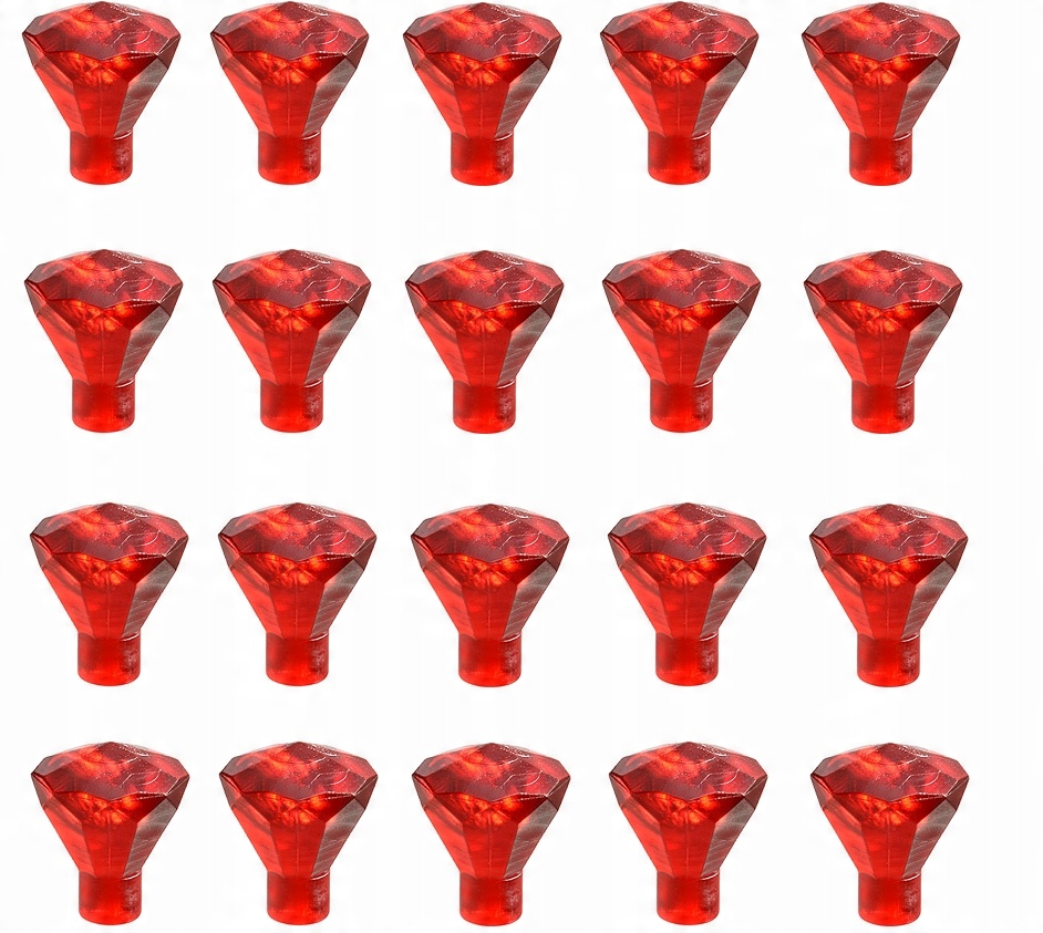 

Lego Kryształ Diament czerwony 6247785 30153 20szt