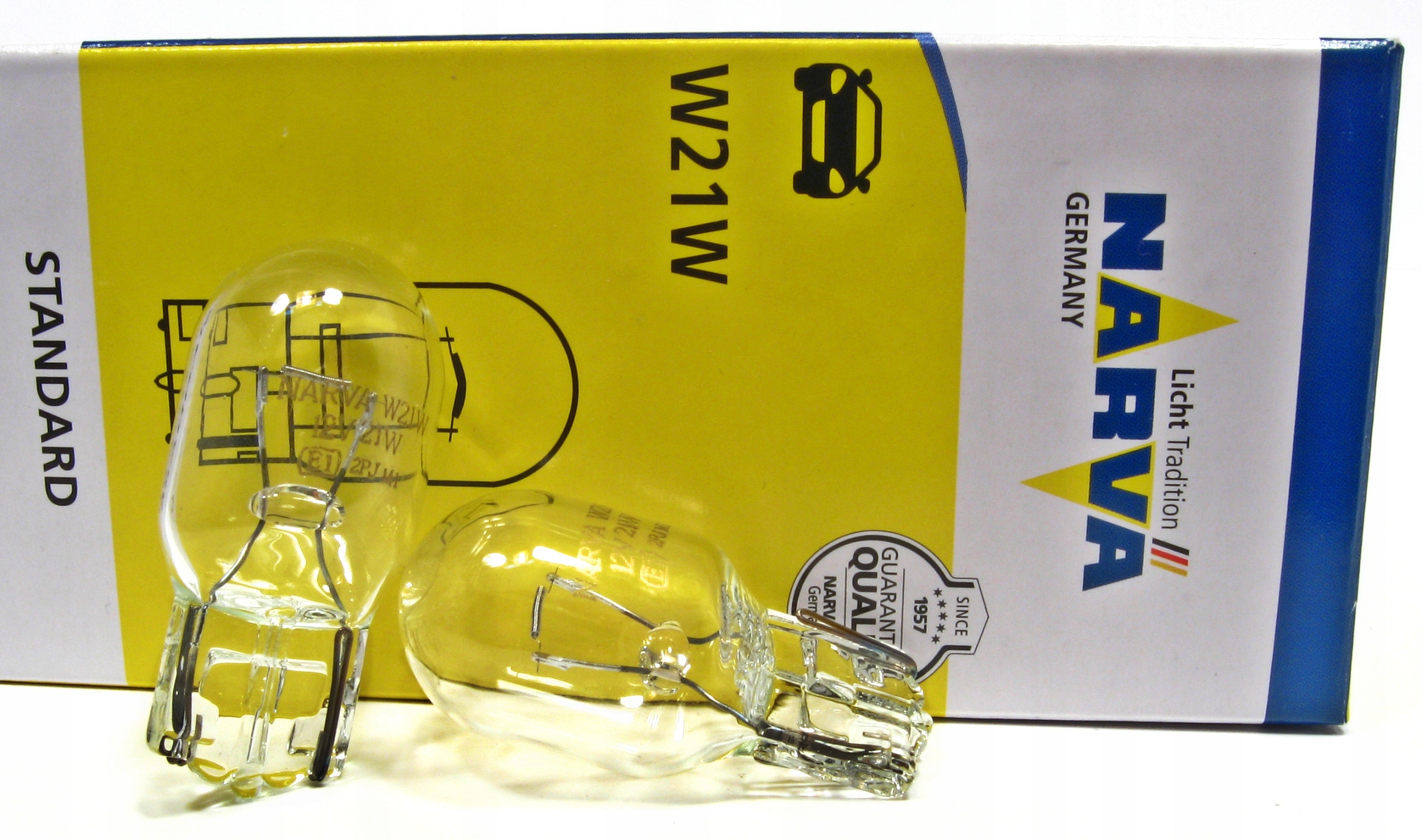 

Żarówka 21W 12V W21W Narva
