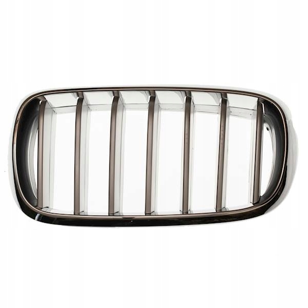 Bmw X5 F15 2013-2018 Atrapa Mřížka Ledvinová Levá Stříbrná 51117303107 Nová