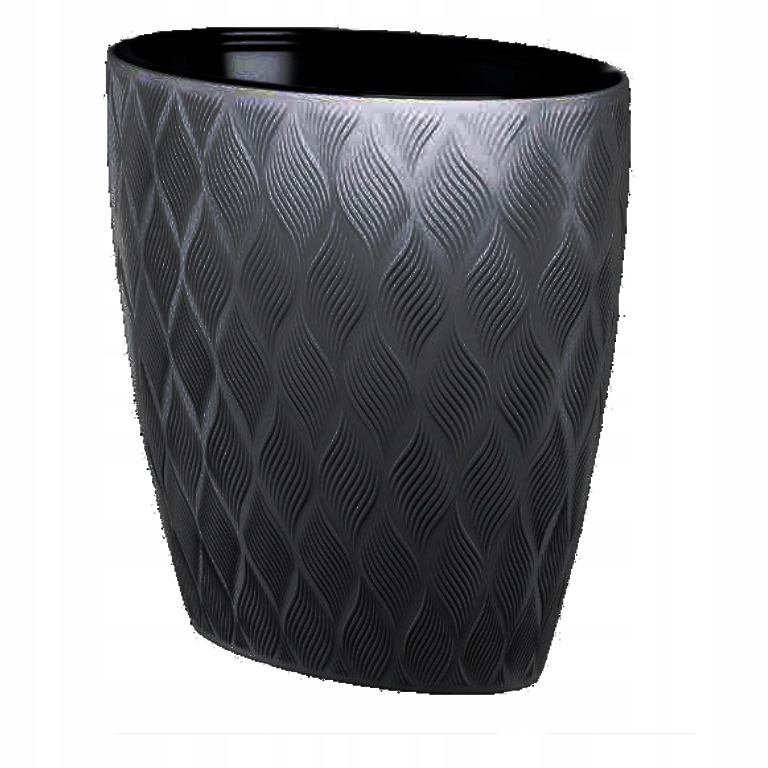 

Donica Z Wkładem Flow Owalna h60cm dł60cm Antracyt