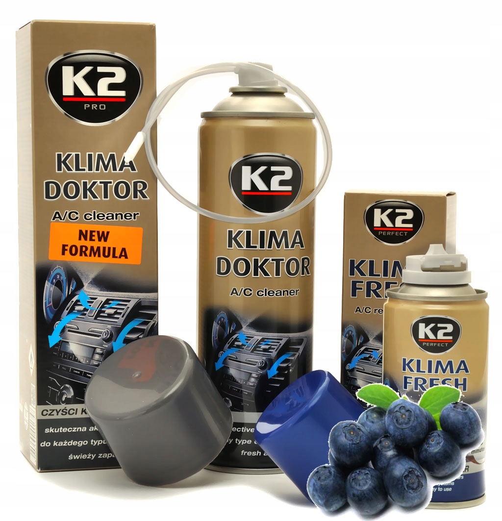 

K2 Zestaw do Odgrzybiania Klimy (jagodowy)
