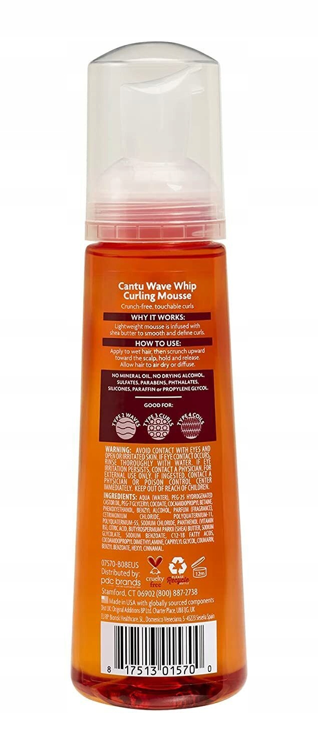 Pianka do włosów Cantu CURLS, COILS & WAVES 248 ml Marka Cantu