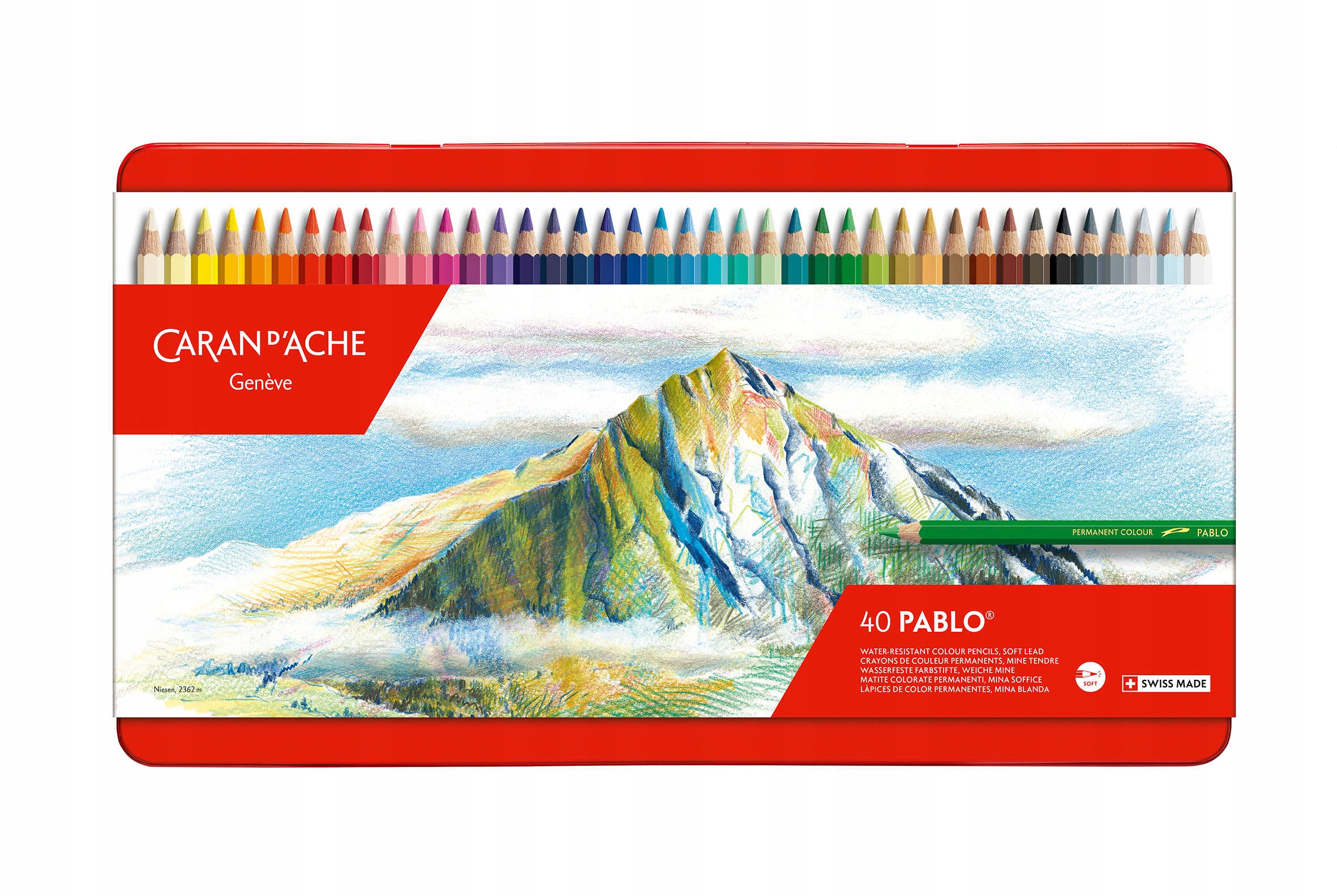Pastelky Caran d'Ache Pablo 40 barev