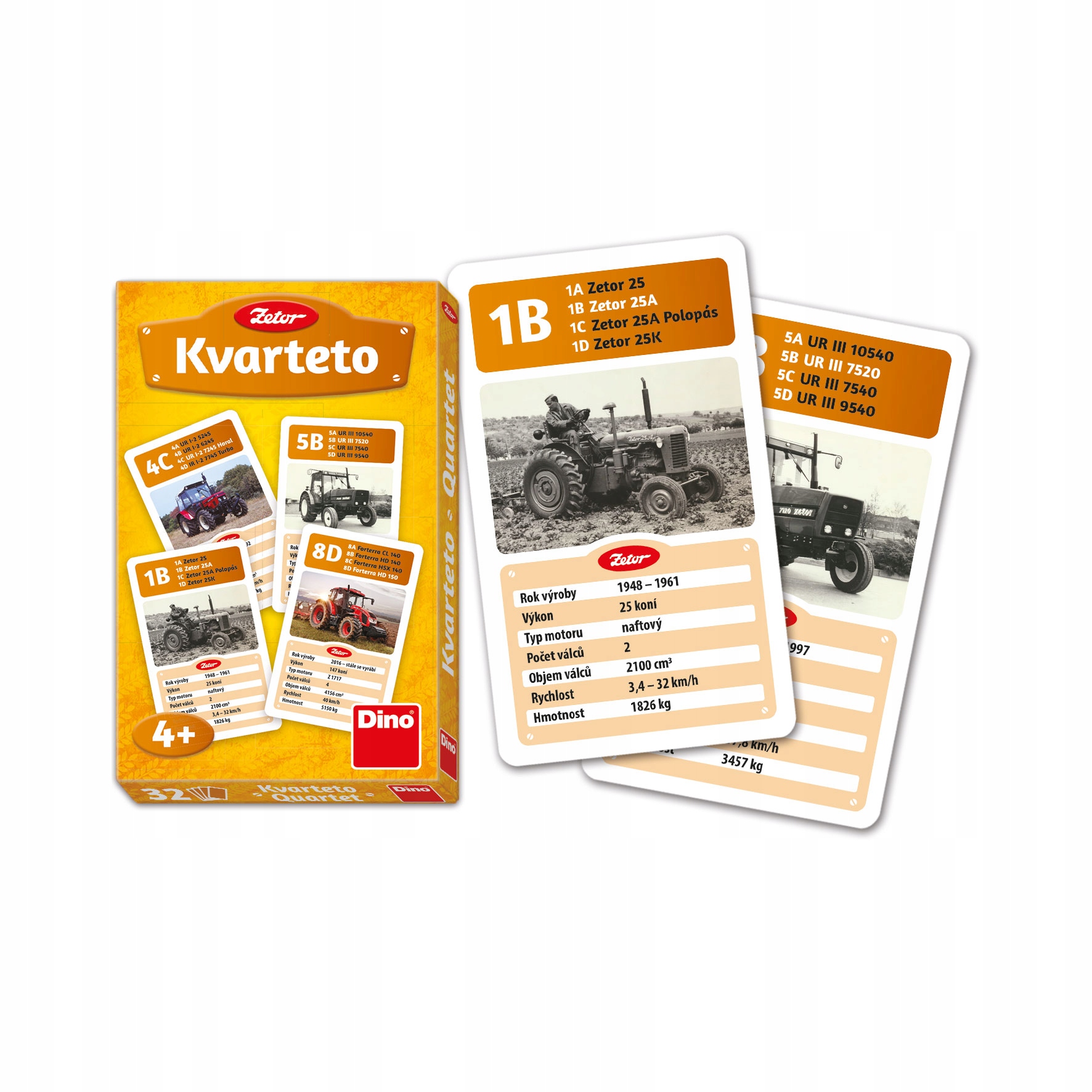 Dino Kwartet Zetor
