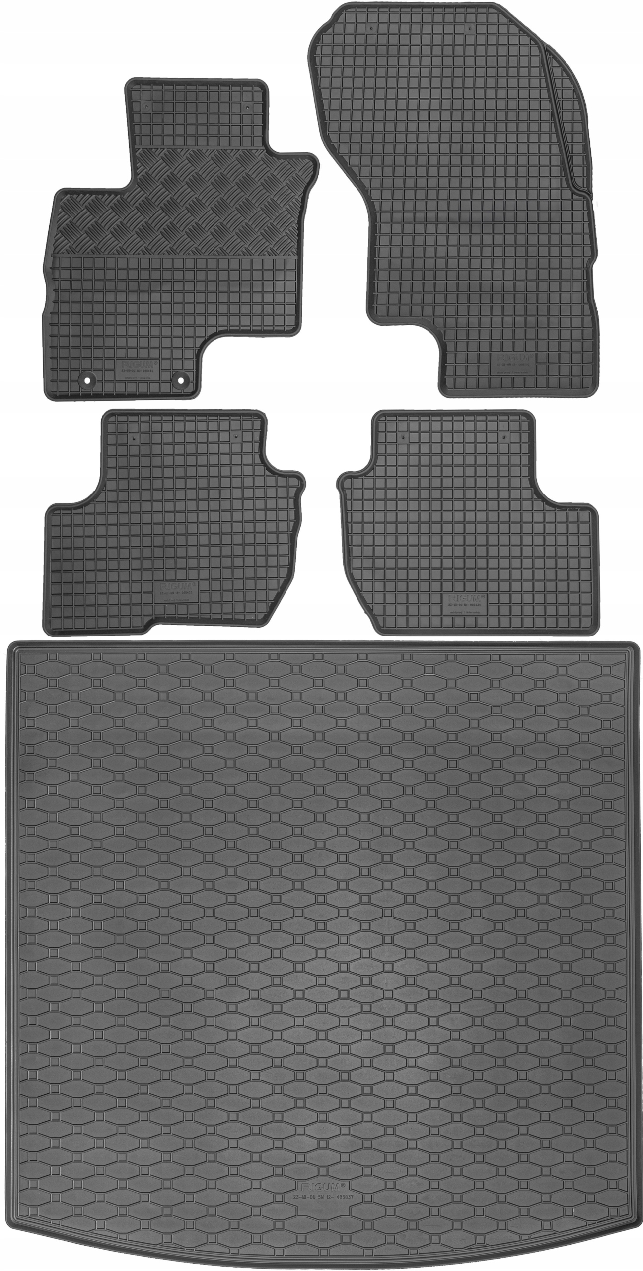 Mitsubishi Outlander III Suv 2012-2022r Sada Koberce batožinový priestor