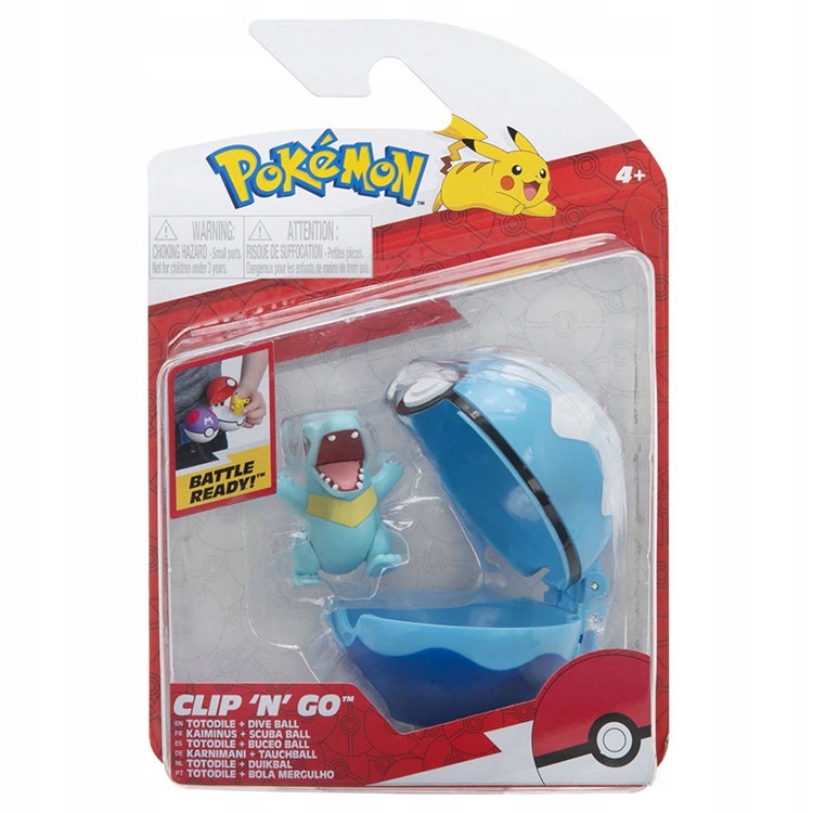 

Pokemon figurka+kula: Totodile + Dive Ball (42459)
