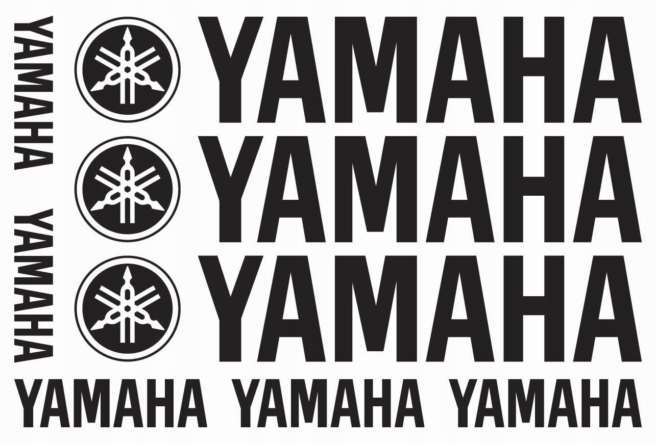 

Naklejki Yamaha Zestaw XL _kolory