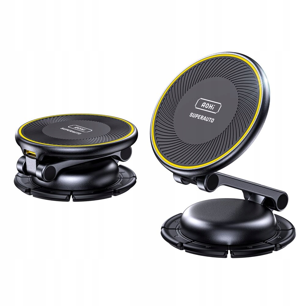 Indukcyjna ładowarka samochodowa AOHi Superauto Foldable Magnetic 15W