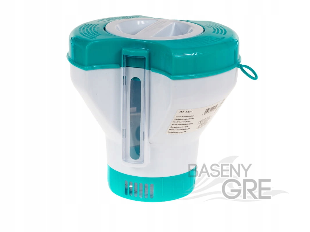 Duży dozownik do chloru z termometrem 40070 GRE Kod producenta 40070