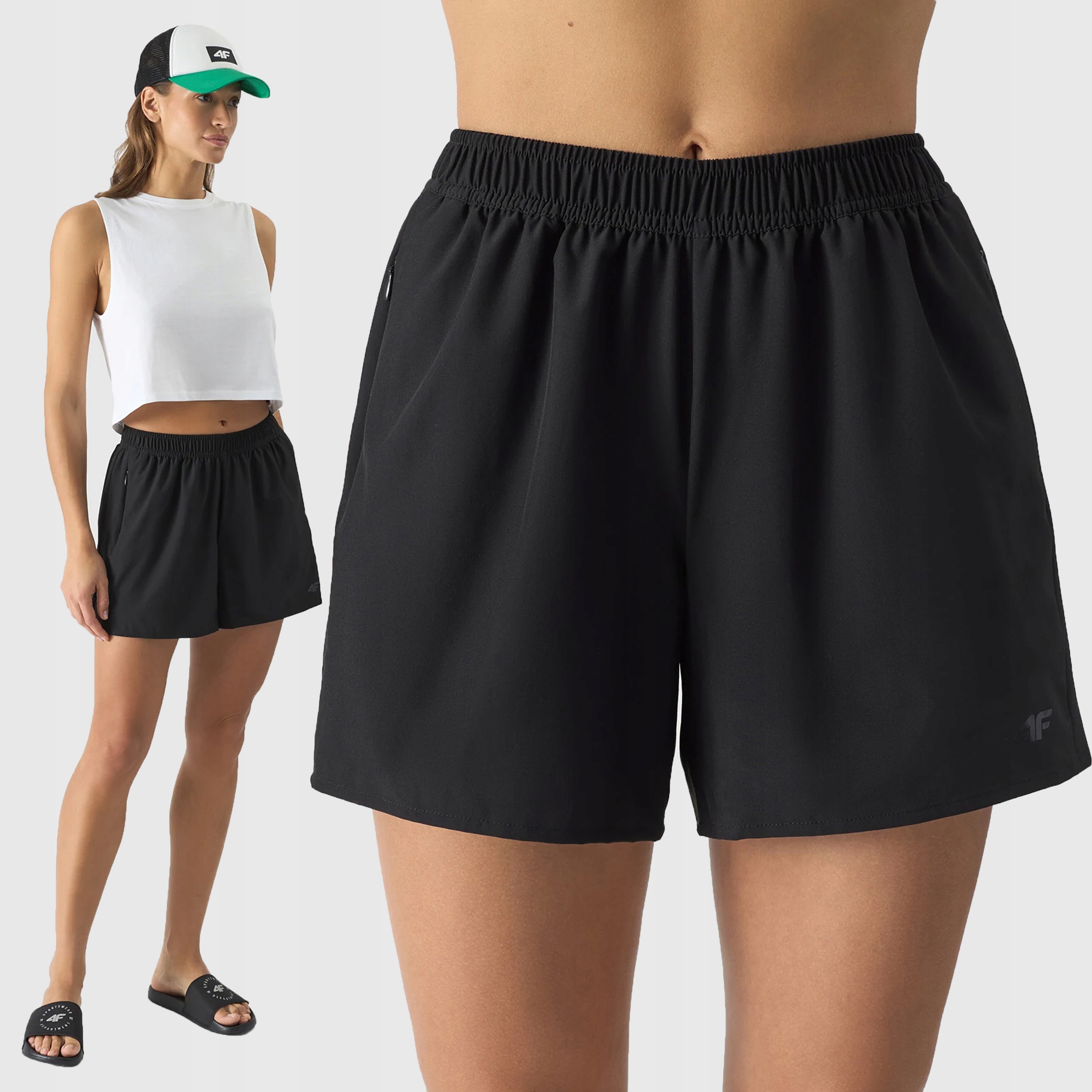 4F SPODENKI DAMSKIE PLAŻOWE KĄPIELOWE SPORTOWE SS24