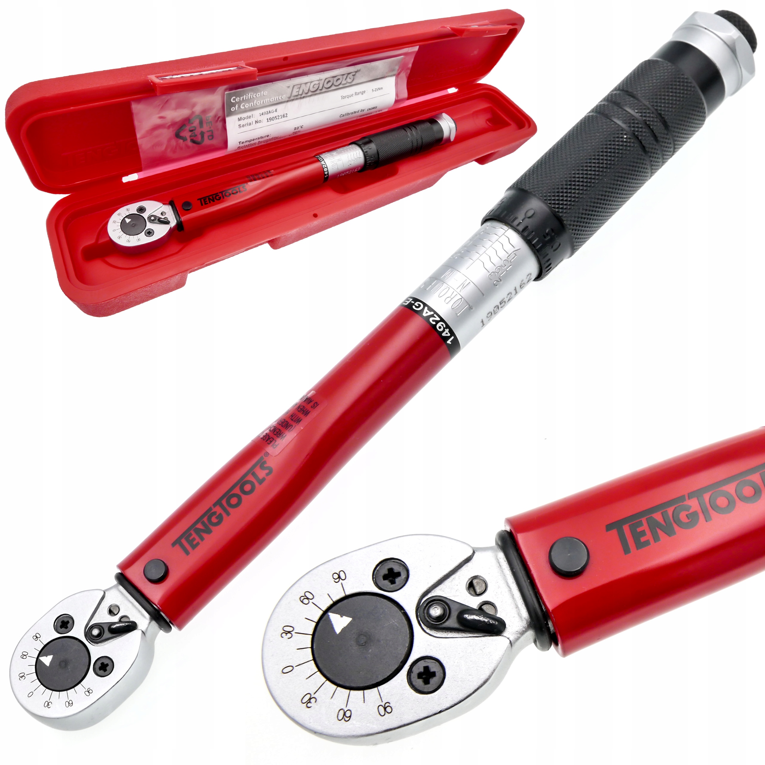 

Tengtools Klucz Dynamometryczny 5-25NM 1/4'' Cert