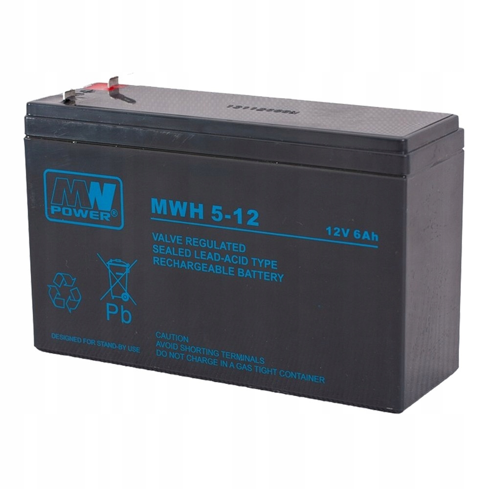 Agm Gelový Akumulátor pro 12v6Ah Lean Cars Akumulátor