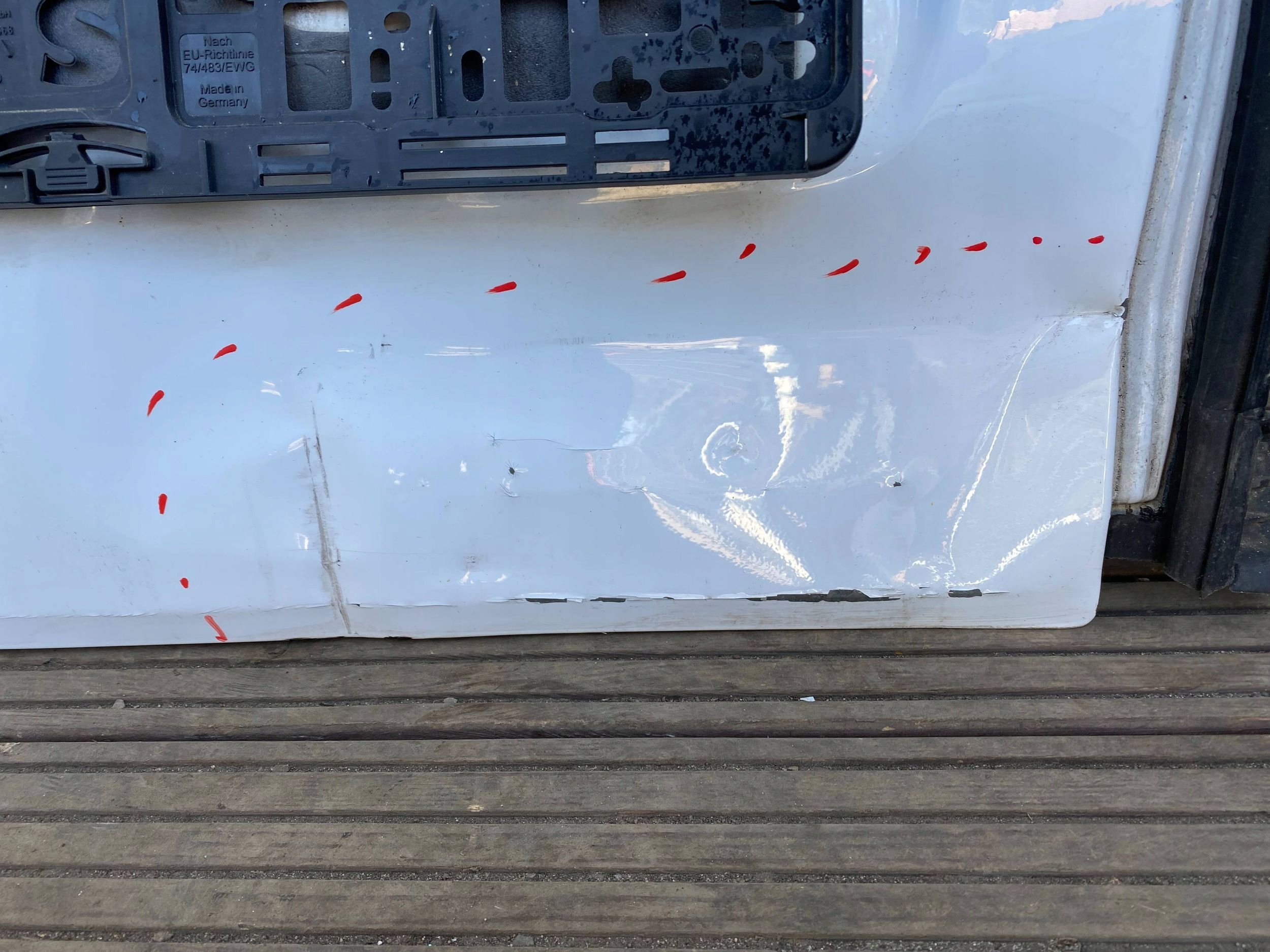 FORD TRANSIT CONNECT MK2 complete door left rear part rear. window 5D