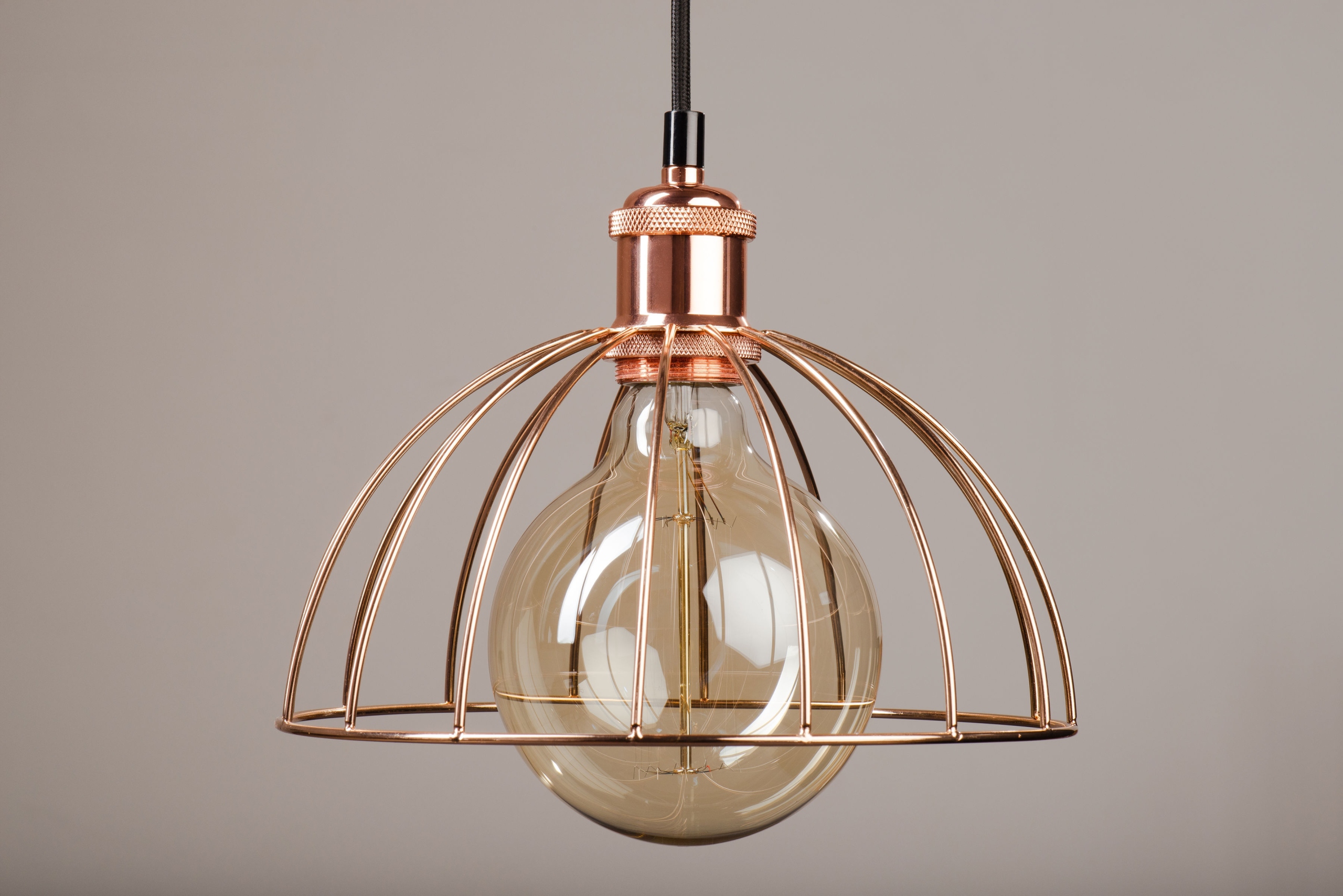 

Lampa wisząca sufitowa Golden Rose metalowa Loft