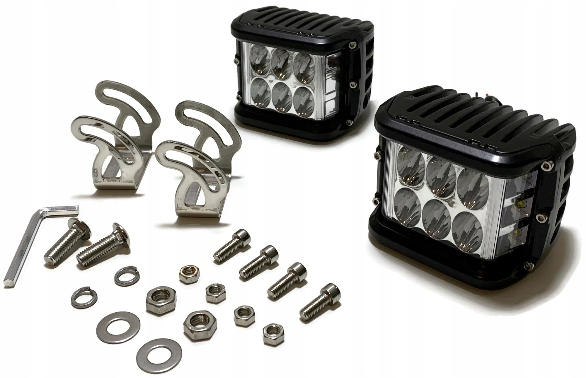 

Lampa Robocza Led 2X Cube Cree Doświetlenie Zestaw